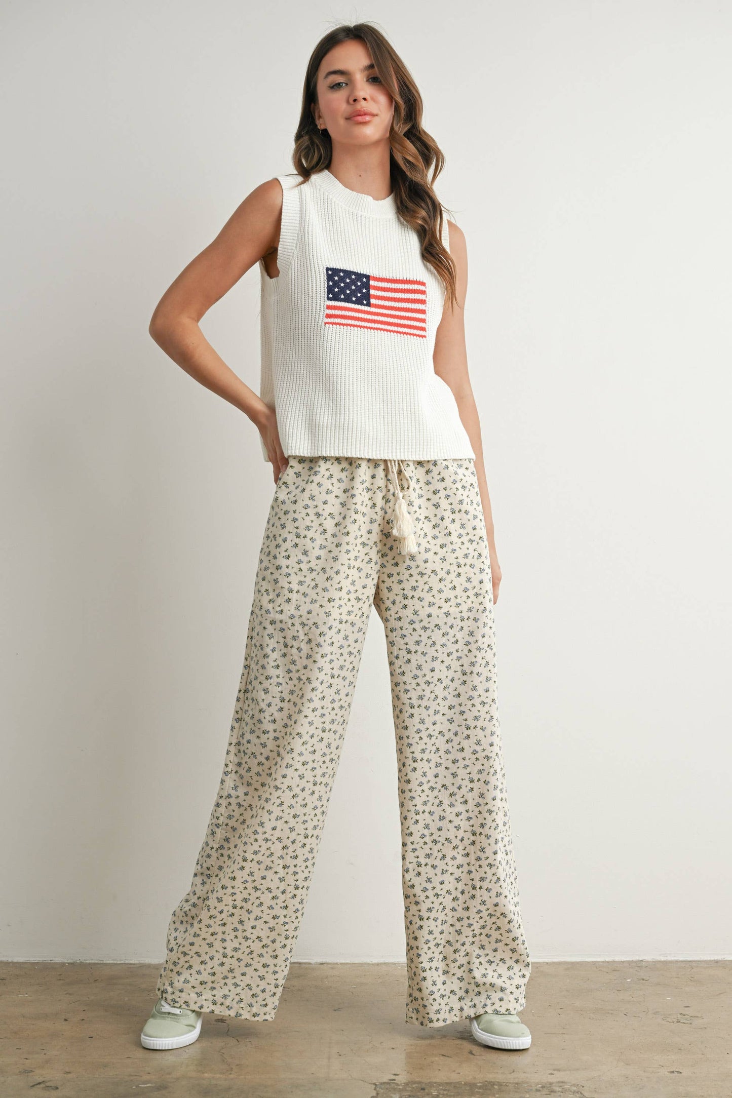 Americana Breeze Knit Top