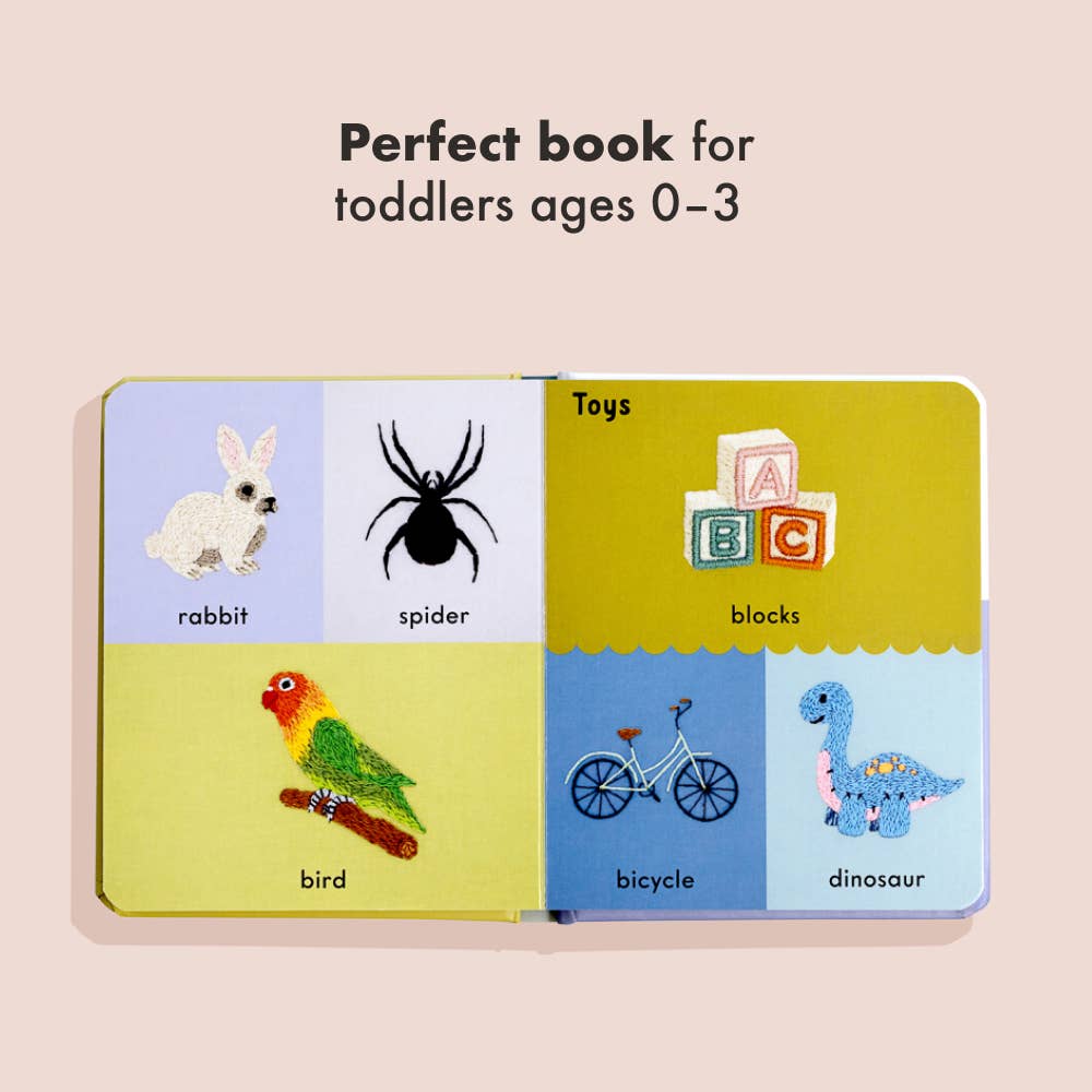 First Words With Embroidered Friends