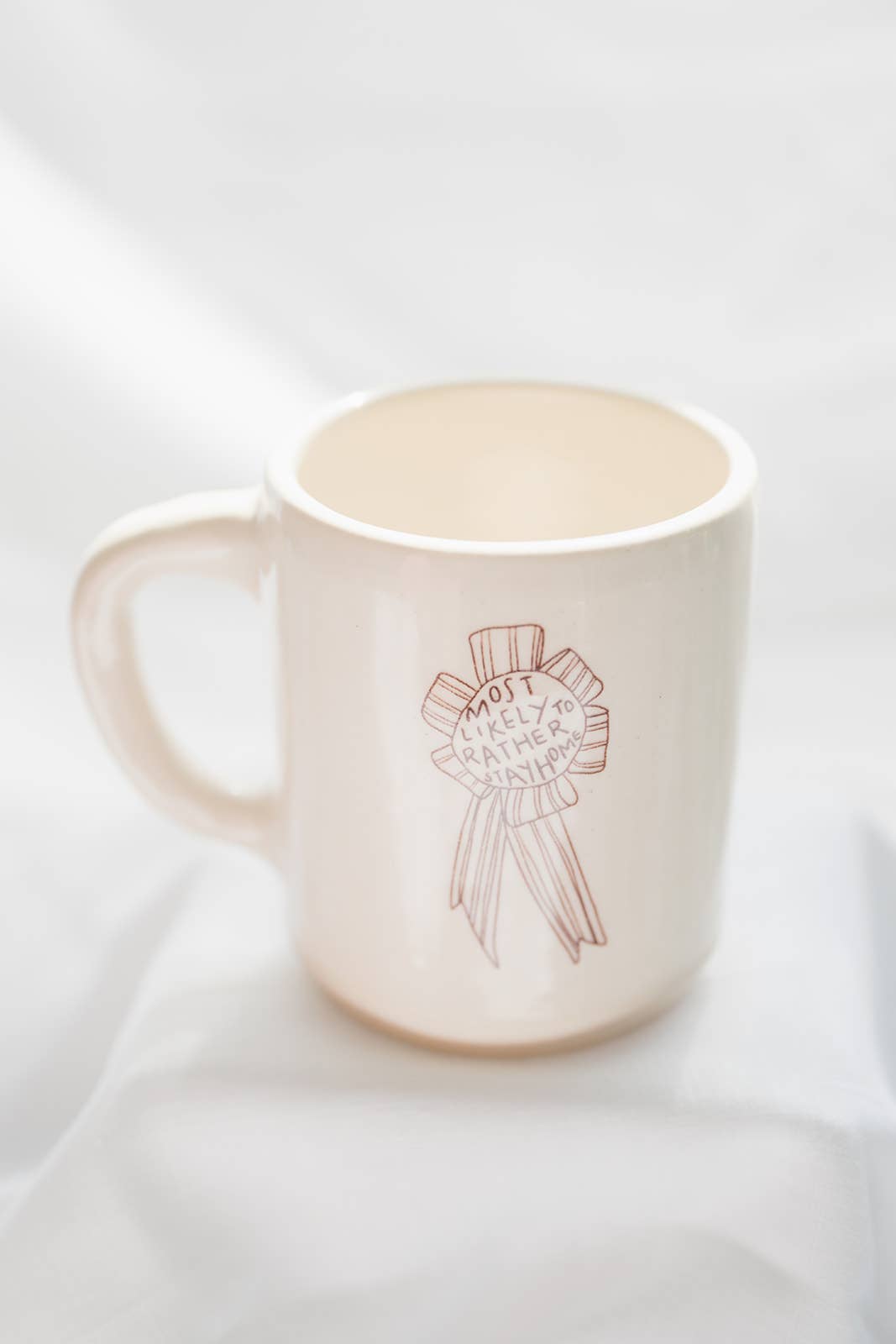 Handmade Rather Stay Home Mug