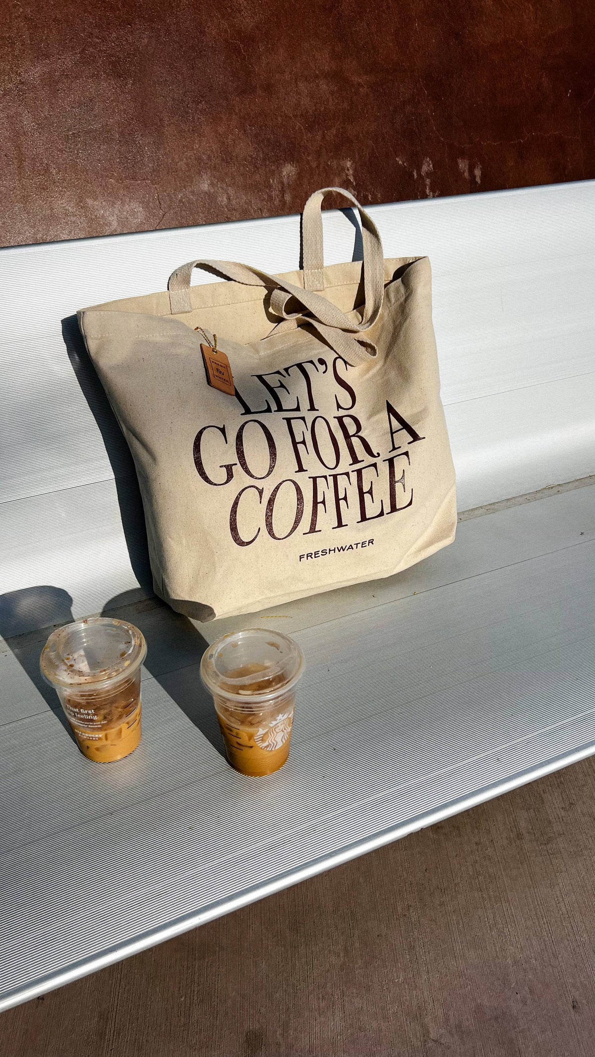Let's Go For A Coffee Tote