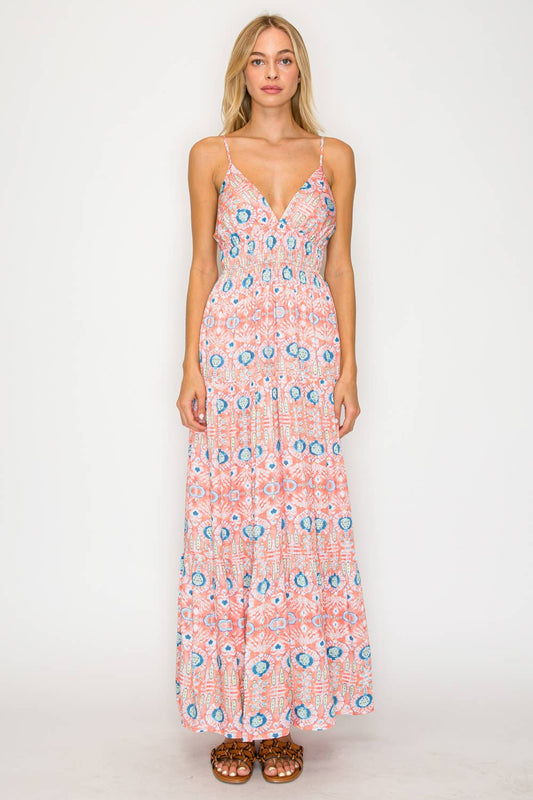 Sunset Tapestry Maxi Dress