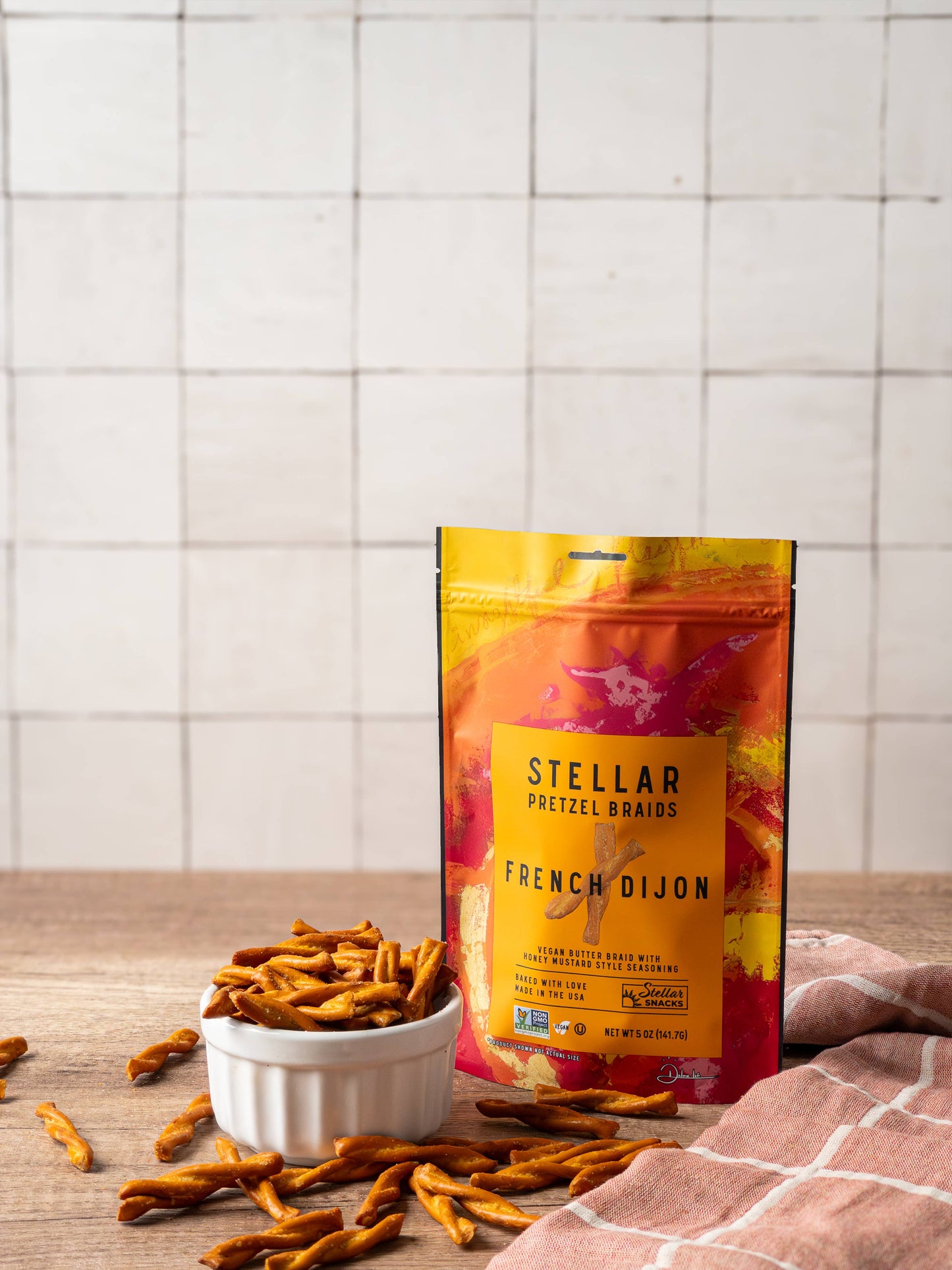 Stellar Pretzel Braids- French Dijon