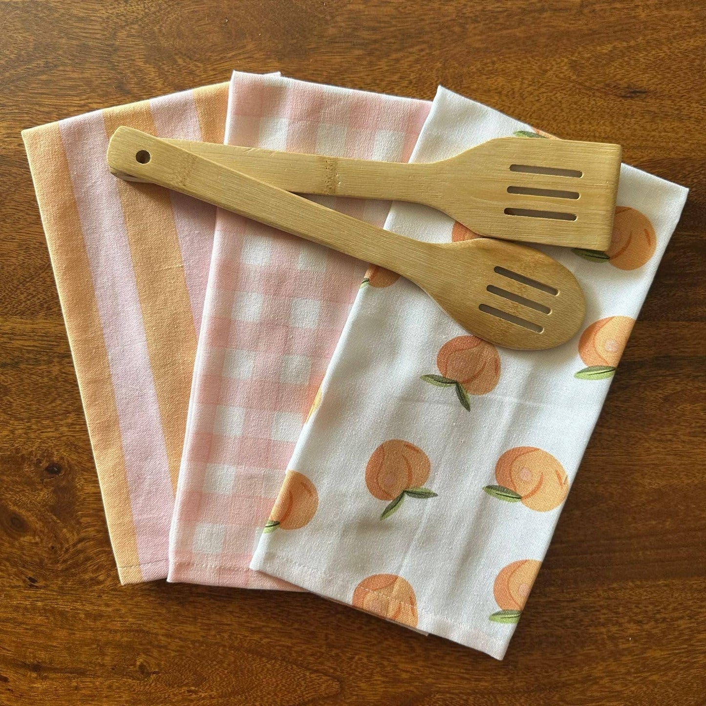 Just Peachy Dish Towels- Set of 3