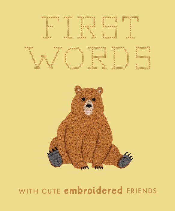 First Words With Embroidered Friends