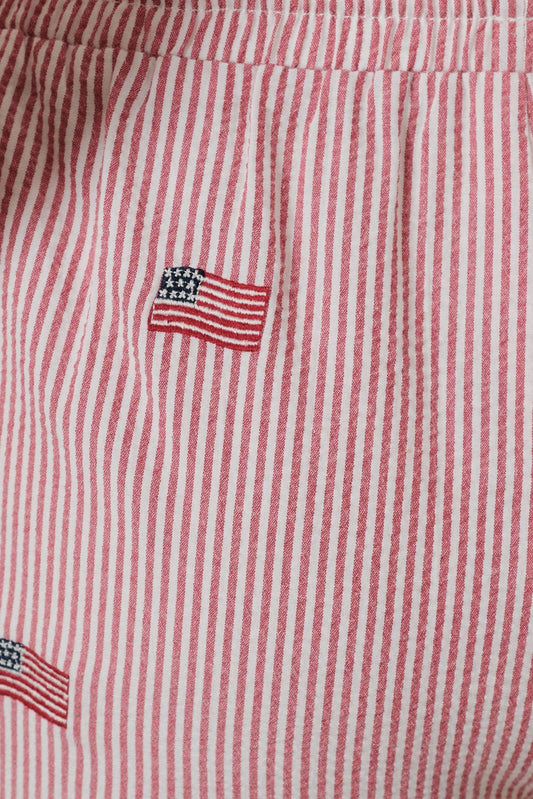 Americana Seersucker Shorts