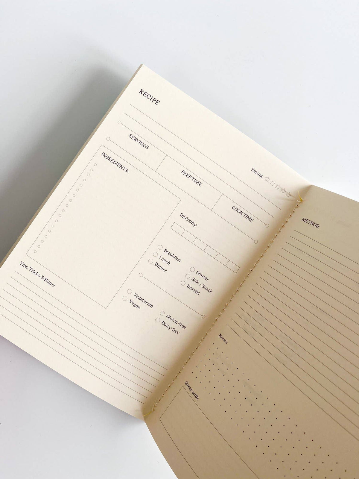 Recipes Journal