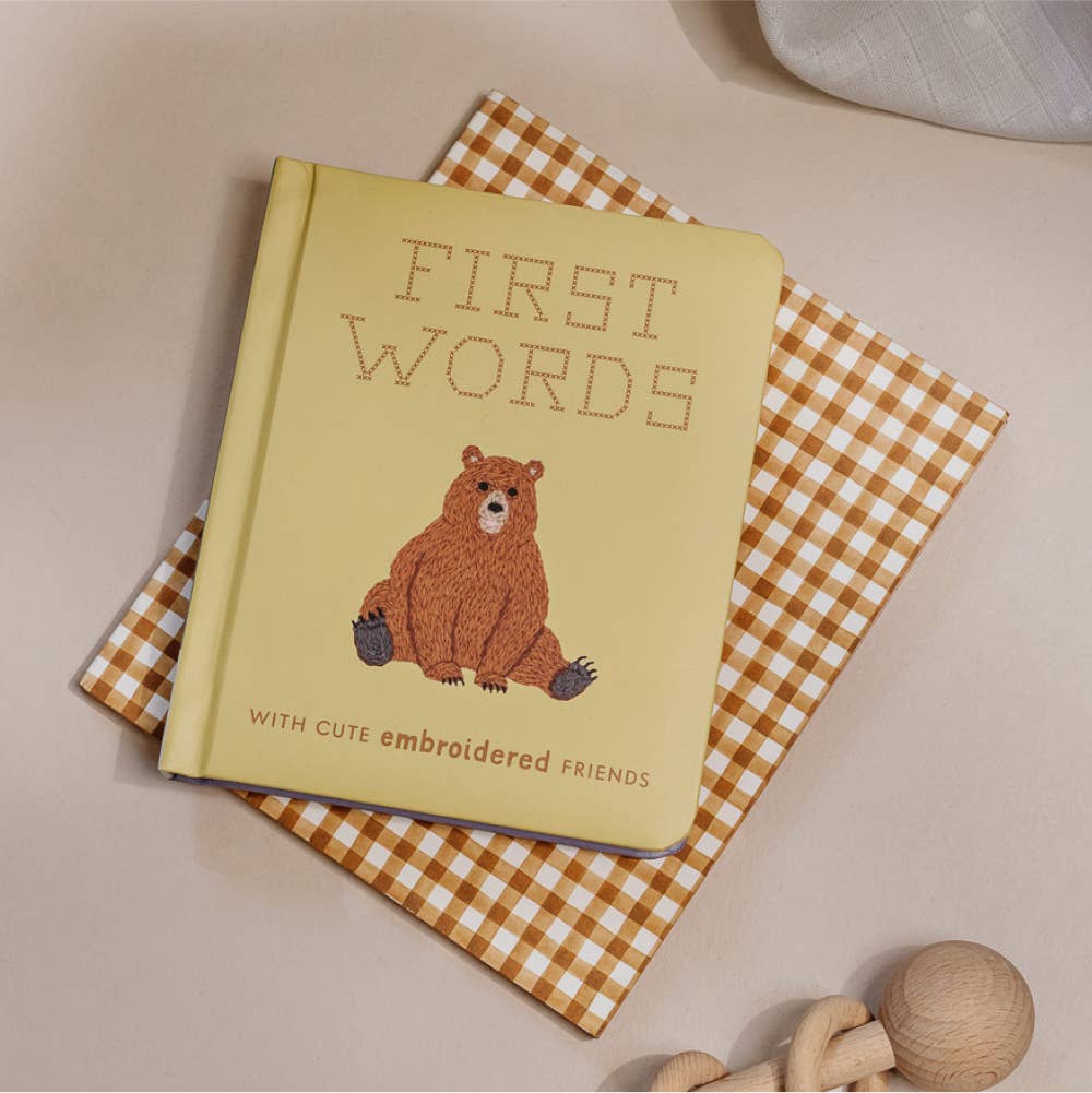 First Words With Embroidered Friends