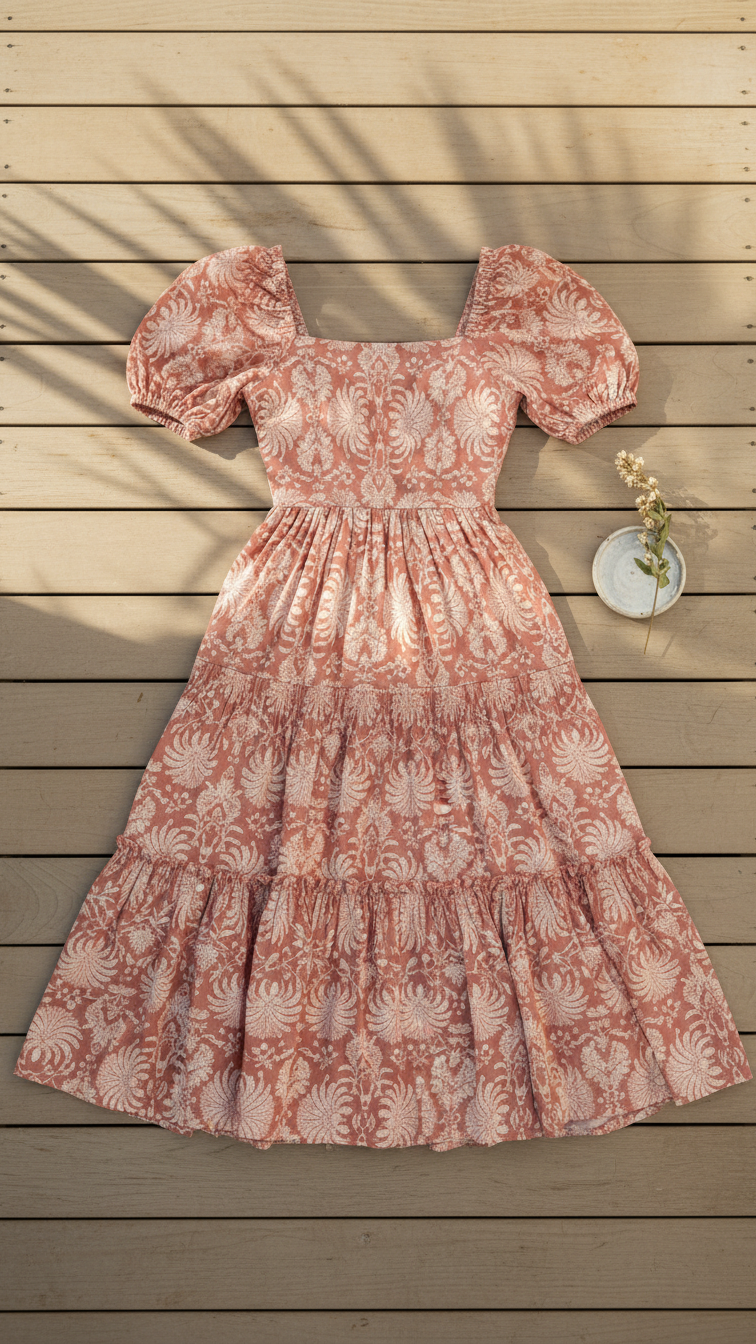 Rose Palm Dress